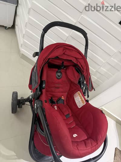 Used joie stroller travel system with carseat