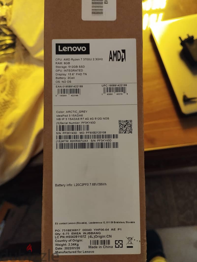 Lenovo ideapad 3 15ADA6 8