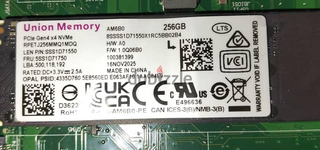 SSD M. 2 NVME PCIE 4GEN 256GB