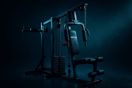 مالتي جيم متكامل، معدات جيم، دكة، بار، دنابل (متاح بيع أجزاء منفصلة)