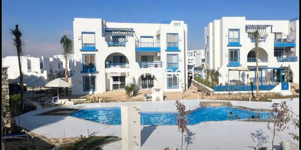 Ground-floor chalet with a garden for sale in Mountain View Ras El Hekma – Evia Phase.