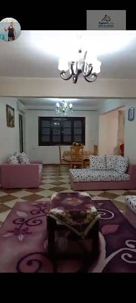 Furnished apartment for rent in Maadi, very upscale and quiet location, close to all services.