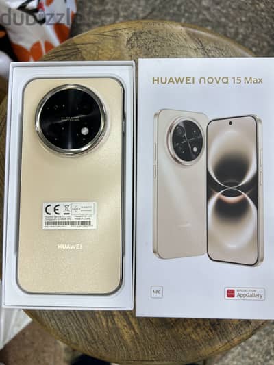 Huawei Nova 15 Pro Max 256/8G Gold جديد بضمان الوكيل