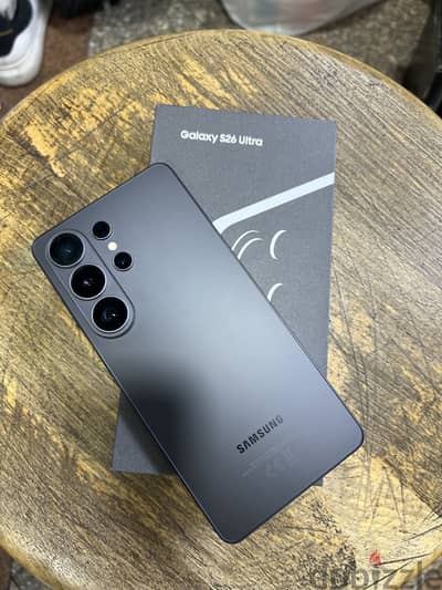 Galaxy S26 Ultra dual sim 256/12G Black فتحت علبة