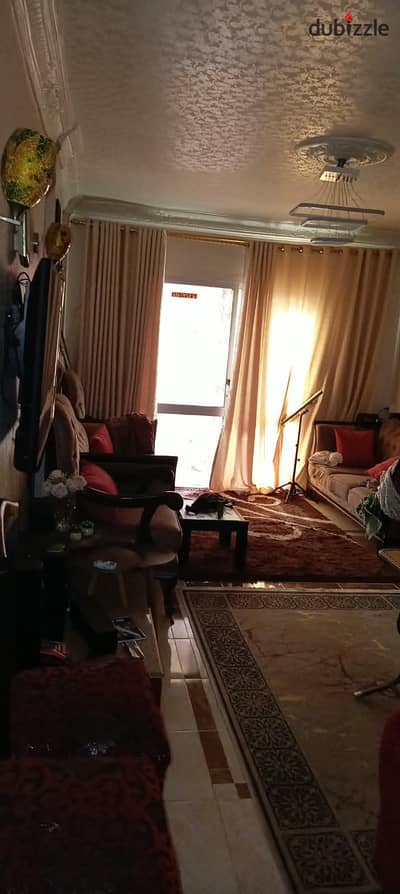 Apartment available for immediate handover in the Officers' Housing complex (Zahraa Nasr City), just steps from Al-Mithaq Street and close to all amen