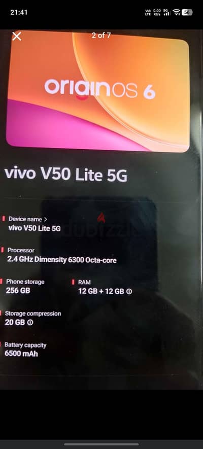 Vivo V50 lite 5g