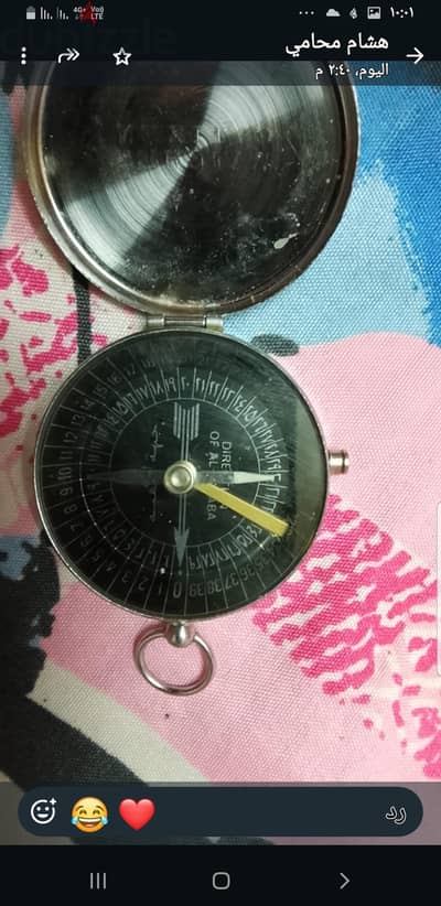 سييتزن ساعه حيب انتيكه بوصله فقط بحالتها سنه 1905 يابانى