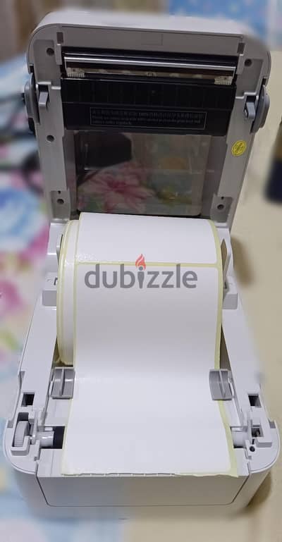 طابعة باركود وفواتير Xprinter XP-420B أبيض – حالة ممتازة جدًا جديده