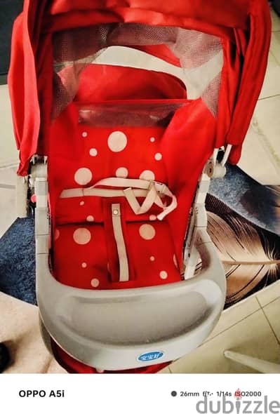 عربه اطفال مستعملة بحاله جيده جدا