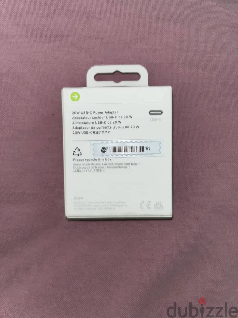 Apple adapter 20 w 1