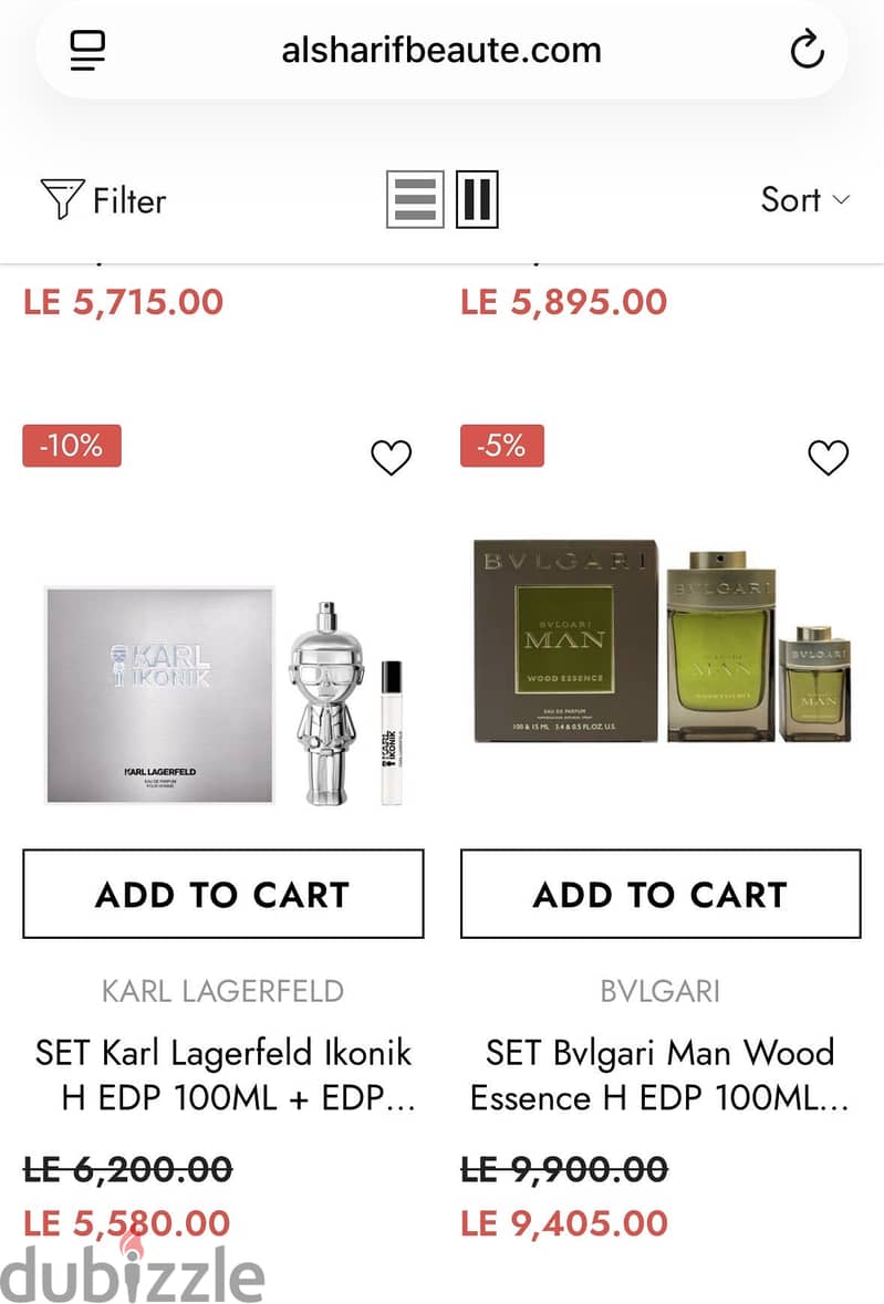 Perfume set for sale 3