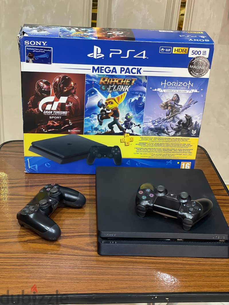PS4 Slim 500GB Used – Excellent Condition 2