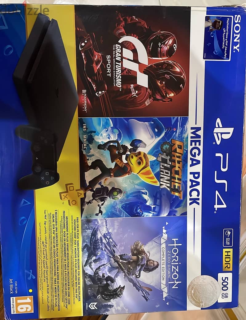PS4 Slim 500GB Used – Excellent Condition 4