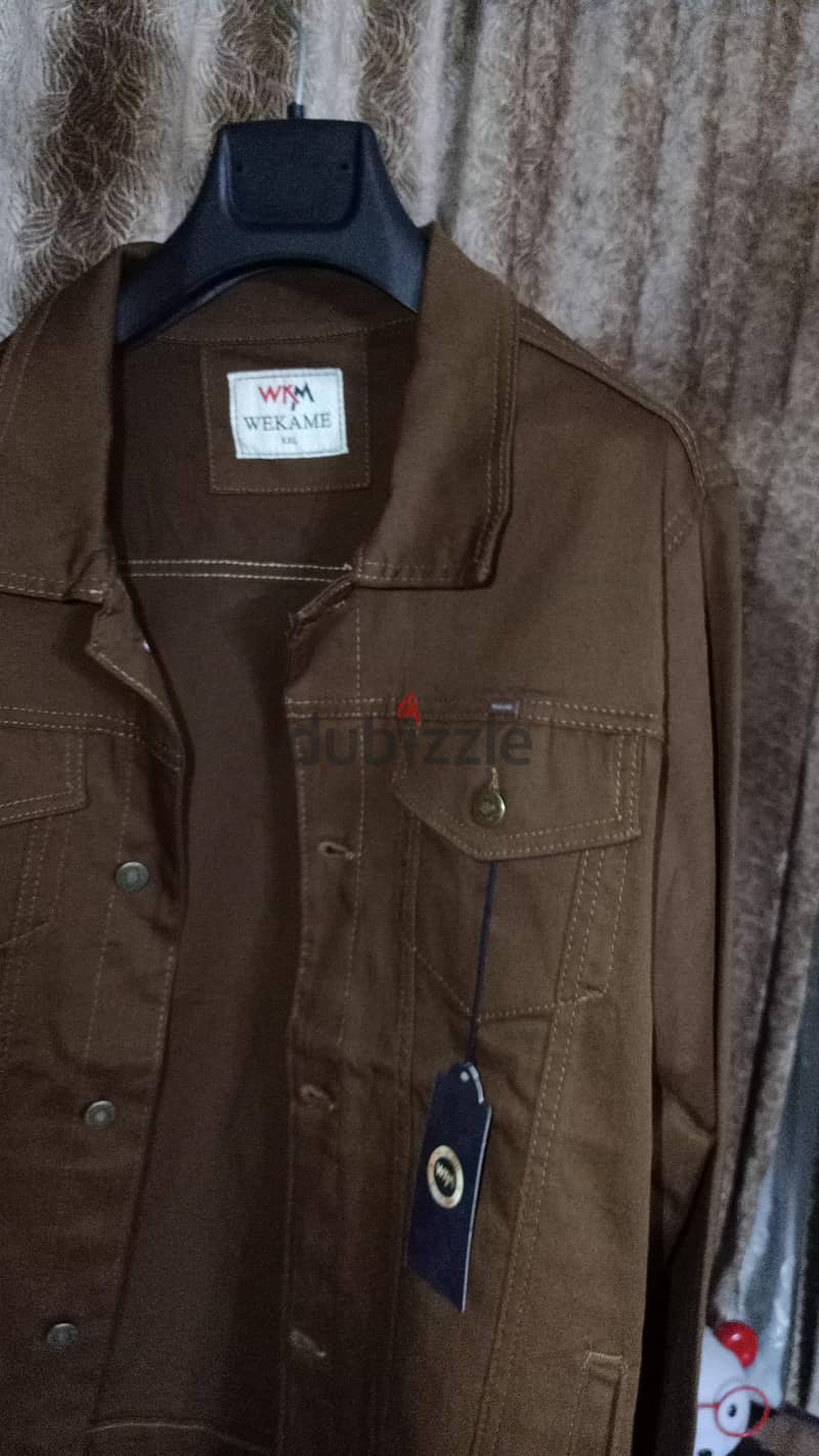 brown jeans jacket from Saudi Arabia 1