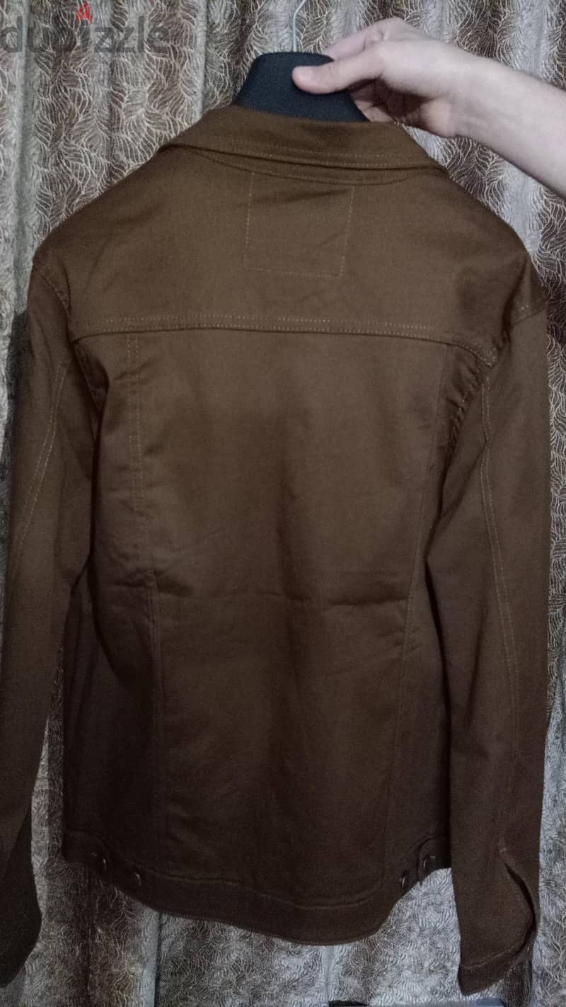brown jeans jacket from Saudi Arabia 2