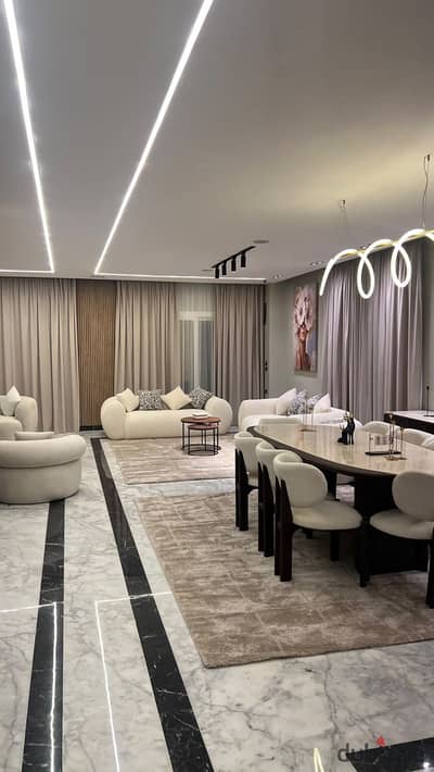 Luxury furnished villa for rent in Hyde Park Compound Fifth Settlement