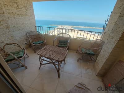 Furnished apartment with a direct sea view in front of Saraya beach