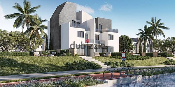 Town Villa 3 Floors Overlooking the Lake - in Sheikh Zayed Next to The Estates Sodic