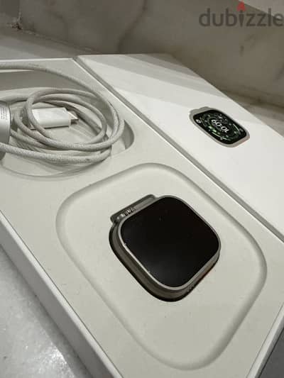 Apple Watch Ultra 3 , Natural Titanium , with box , battery 100%
