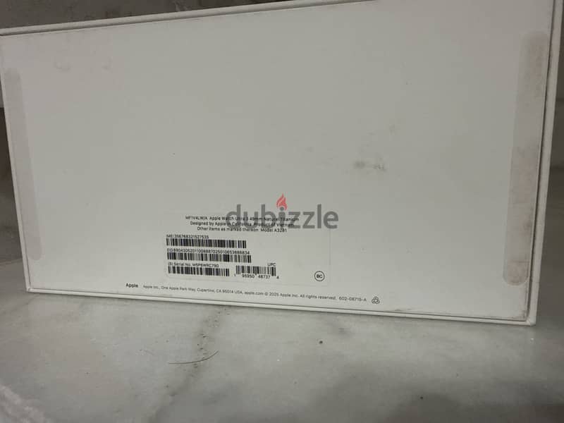 Apple Watch Ultra 3 , Natural Titanium , with box , battery 100% 2