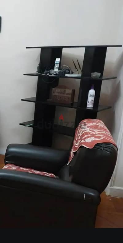 مكتبة  ارو اسود ٤ ارفف