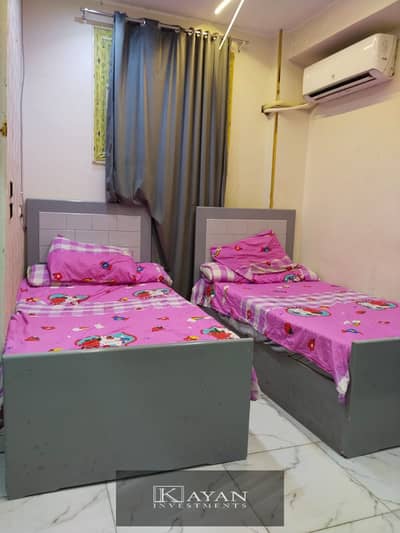 #ForRent in 6th of October City Double Studio for rent Second District Neighborhood 7 Steps to the MSA Private Entrance Price includes water and electricity