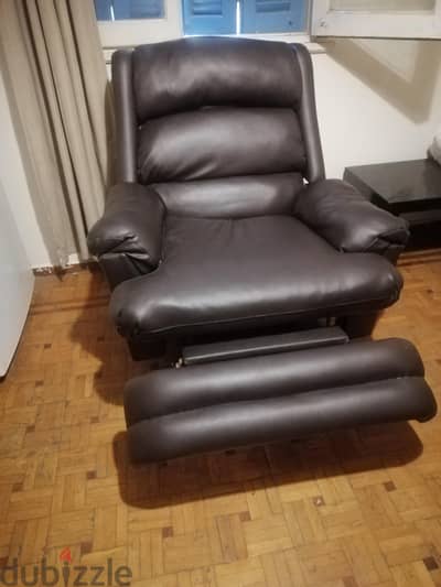 كرسي ريكلاينر leather chair Recliner
