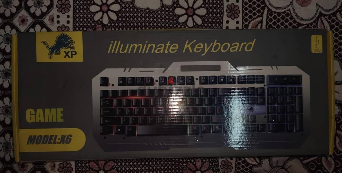 Gaming Keyboard XP X6 RGB 1