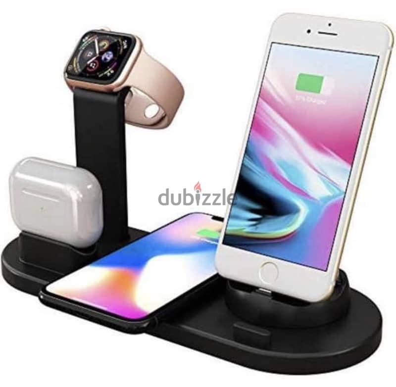 4 in 1 wireless charger Qi wireless charging stand 1