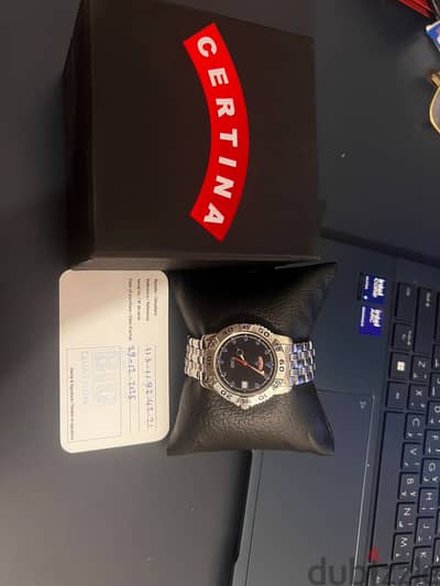 Vintage Certina Attack Swiss Watch – Box & Warranty Card