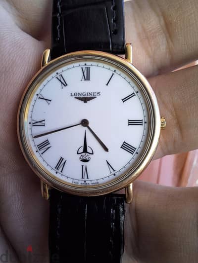 ساعة يد كلاسيكية من ماركة لونجين (Longines