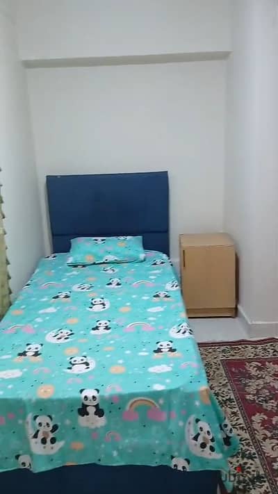 Furnished apartment on Mostafa El Nahhas Street near the International Park and Abbas El Akkad, third floor, elevator, 4 rooms Furnished apartment on Mostafa El Nahhas Street near the International Park and Abbas El Akkad, third floor, elevator, 4 rooms