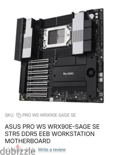 PRO WS WRX90E-SAGE SE مازر بورد جديده وارد امريكا