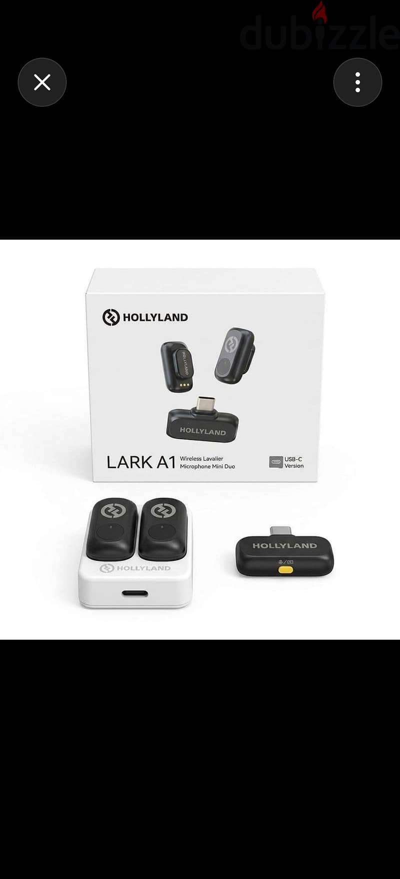 Hollyland LARK A1 – Wireless Lavalier Microphone 2
