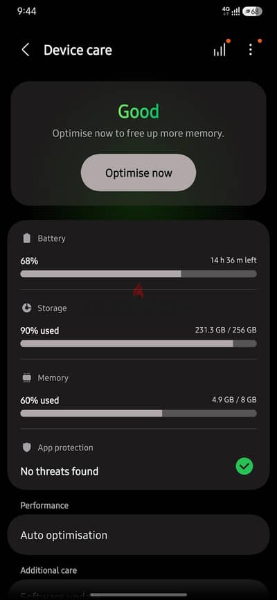 Samsung A15 , 256G , 8g RAM