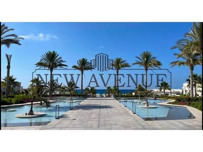 Fully finished Ground chalet with garden for sale in Hacienda Heneish North Coast with installments delivery 2027 developed by Hassan Allam