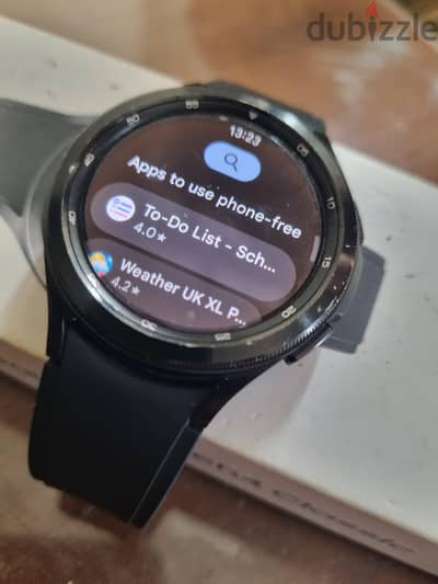 samsung watch 4 classic 46mm with box and charger