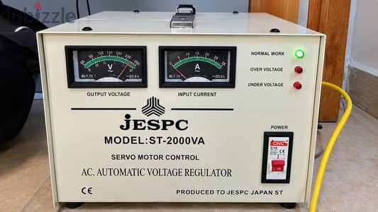 مثبت جهد أوتوماتيك JESPC ST-2000VA سيرفو موتور – 2000 فولت أمبير