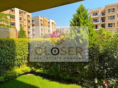 3-bedroom Apartment with private garden for sale in Taj City prime location next to Gardenia and directly on the Suez Road
