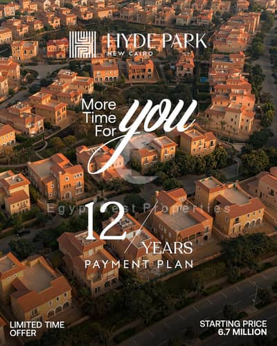 New Launch | Hyde Park New Cairo prime location