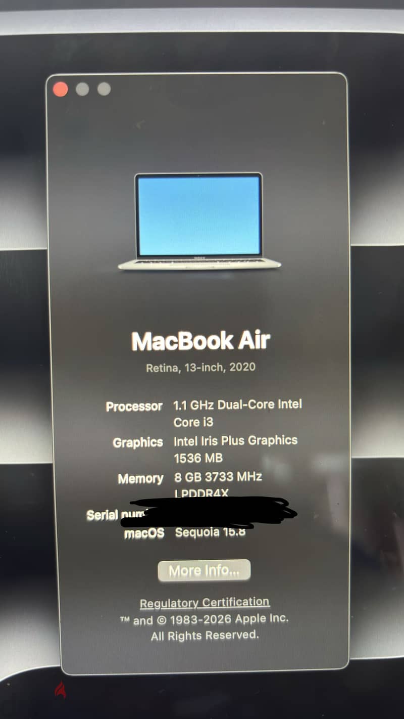 Macbook Air 2020 i3 Pristine condition 3