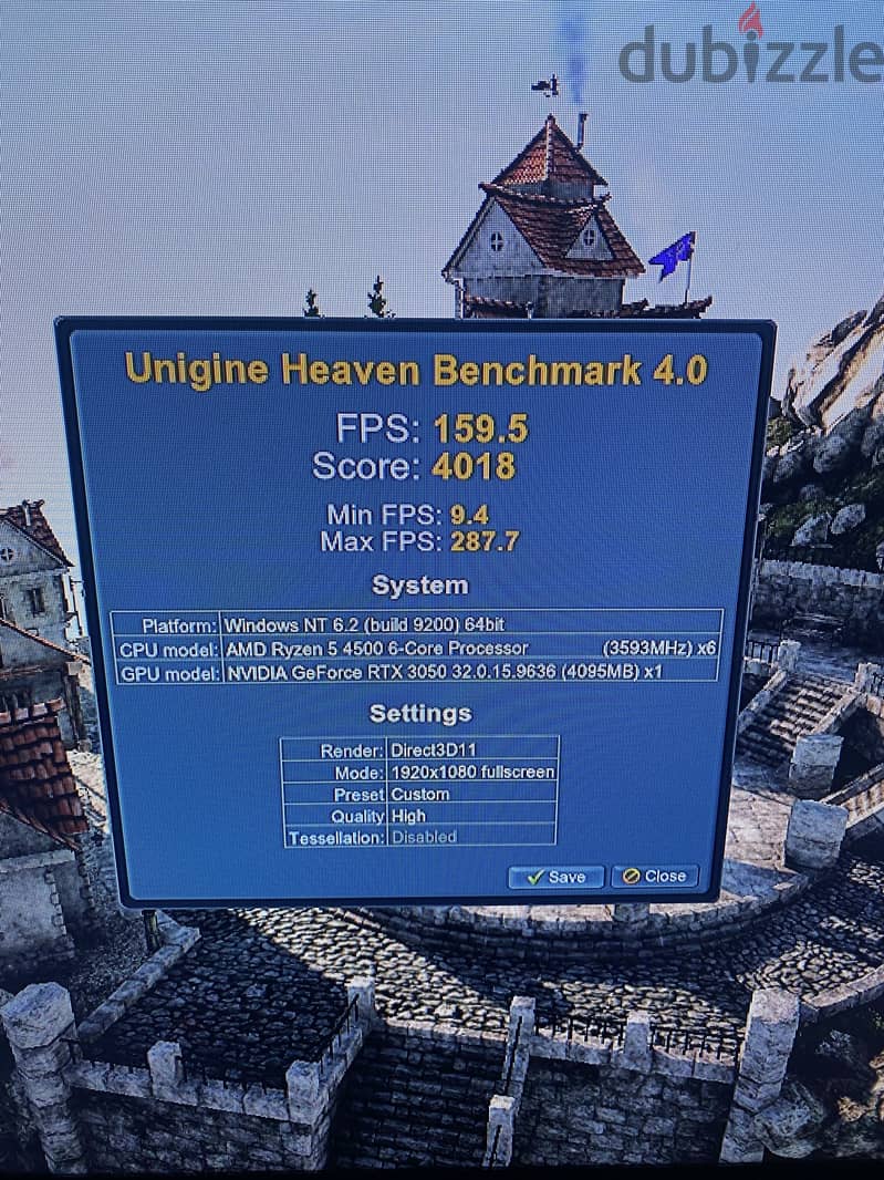 Gaming PC RTX 3050 8GB build 10