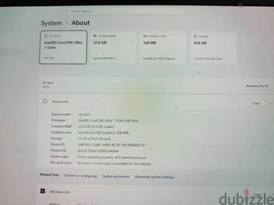 لابتوب لقطة Lenovo Air 14 IMH9 (Core Ultra) كسر زيرو