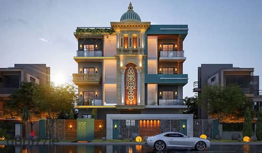 Land for Sale – Corner plot on a walkway, North Al-Rehab (Beit Al-Watan), Fifth Settlement, New Cairo