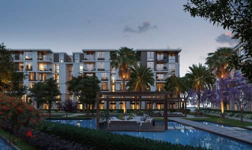 Apartment 103m for sale at Tesla Residence directly on Al-Wahat Road for an advance of 485 thousand and installments over 12 years next to Mall of Egypt and Sheikh Zayed