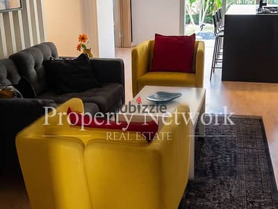 Fully furnished 2BR Ground Floor with garden Studio for Sale | Village Gate New Cairo