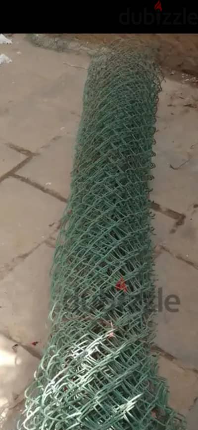 شبك سلك مجلفن معزول بلاستيك لفه عشره متر ارتفاع 180