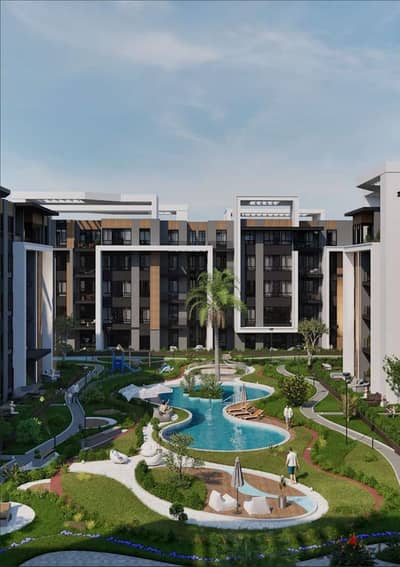 131 sqm Apartment for sale in Zatt Compound directly on Club Road in Hdayek october with  only 10% Down payment and installmets up to 10 years