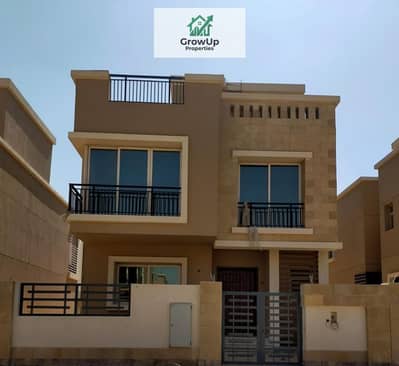 Resale villa ready for handover for sale in Taj City, in the Taj Ville phase, ground floor and full roof at a great price