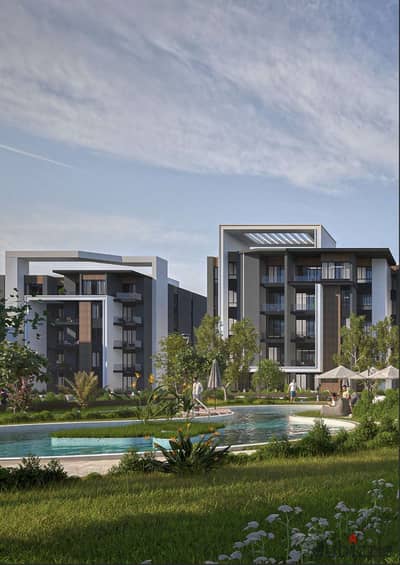 112 sqm Apartment for sale in Zatt Compound directly on Club Road in Hdayek october with only 10% Down payment and installmets up to 10 years